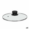 Coperchio per Pentola Kinvara CN-SW1304-20CM Trasparente Argentato Cristallo 20 cm (12 Unità)