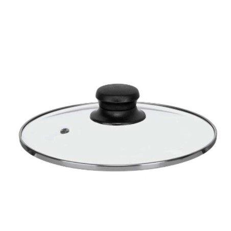 Coperchio per Pentola Kinvara CN-SW1304-20CM Trasparente Argentato Cristallo 20 cm (12 Unità)
