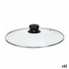 Coperchio per Pentola Kinvara CN-SW1304-26CM Trasparente Argentato Cristallo 26 cm (12 Unità)