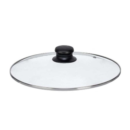 Coperchio per Pentola Kinvara CN-SW1304-26CM Trasparente Argentato Cristallo 26 cm (12 Unità)