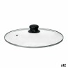 Coperchio per Pentola Kinvara CN-SW1304-28CM Trasparente Argentato Cristallo 28 cm (12 Unità)