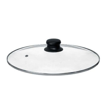 Coperchio per Pentola Kinvara CN-SW1304-28CM Trasparente Argentato Cristallo 28 cm (12 Unità)