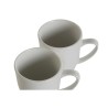 Set di 4 Tazze Mug DKD Home Decor Bianco Porcellana 330 ml 12 x 10 x 9 cm