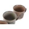 Set di 4 Tazze Mug Home ESPRIT Azzurro Rosa Gres 285 ml 9 x 7 x 8 cm