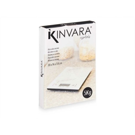 bilancia da cucina Kinvara EKS-022 5KG Bianco 5 kg Marmo (6 Unità)