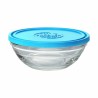 Porta Pranzo Rotondo con Coperchio Duralex FreshBox Azzurro 500 ml (12 Unità)