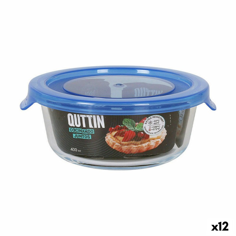 Porta pranzo Quttin   Azzurro 400 ml (12 Unità)