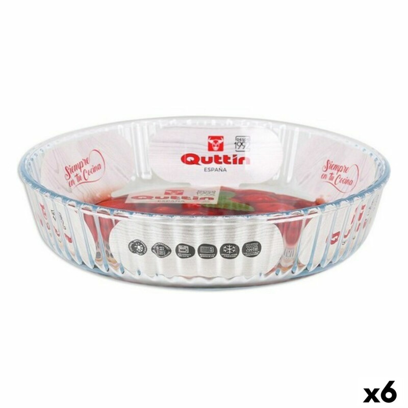 Stampo per Torte Quttin 63075 Vetro 6 Unità Stampo per Torte Quttin 63075 Vetro 6 Unità
