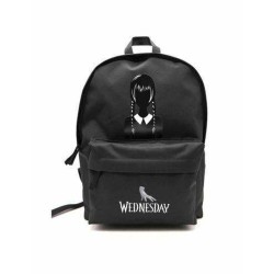 Zaino Scuola Wednesday Wednesday Addams Nero 43 x 31 x 13,5 cm