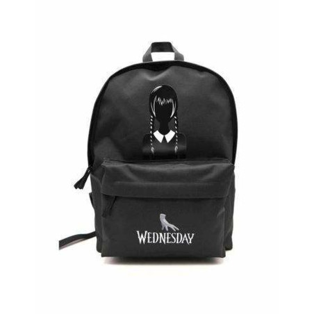 Zaino Scuola Wednesday Wednesday Addams Nero 43 x 31 x 13,5 cm