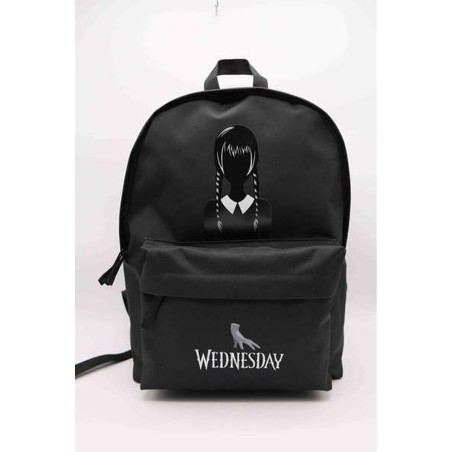 Zaino Scuola Wednesday Wednesday Addams Nero 43 x 31 x 13,5 cm
