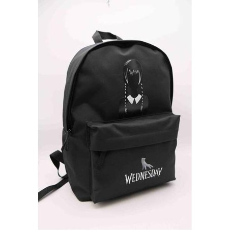 Zaino Scuola Wednesday Wednesday Addams Nero 43 x 31 x 13,5 cm
