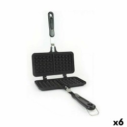 Stampo sagomato Quttin Alluminio 33 x 21 x 3 cm Macchina da Waffle (6 Unità)