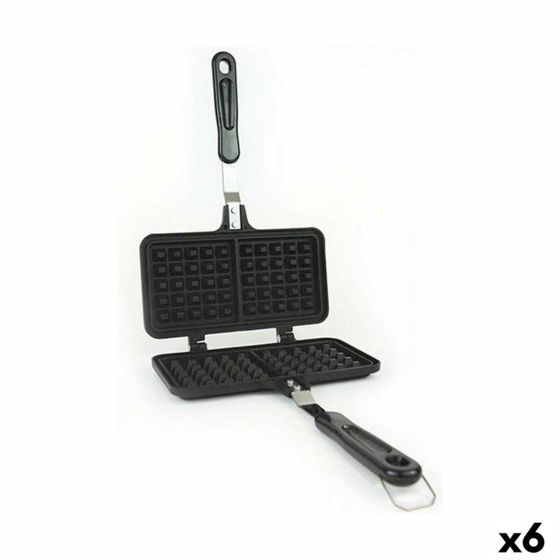 Stampo sagomato Quttin Alluminio 33 x 21 x 3 cm Macchina da Waffle (6 Unità) Stampo sagomato Quttin Alluminio 33 x 21 x 3 cm Macchina da Waffle (6 Unità)