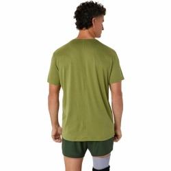 Maglia a Maniche Corte Uomo Asics Core Top  Verde militare