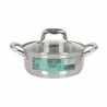 Casseruola con coperchio in vetro Quttin Caesar Acciaio ø 20 x 8 cm (6 Unità)