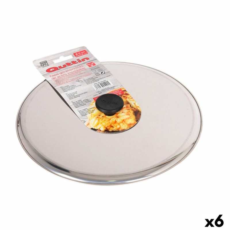 Coperchio Quttin 144933 Acciaio inossidabile Ø 31 cm Acciaio 31 x 31 x 4 cm Coperchio Quttin 144933 Acciaio inossidabile Ø 31 cm Acciaio 31 x 31 x 4 cm