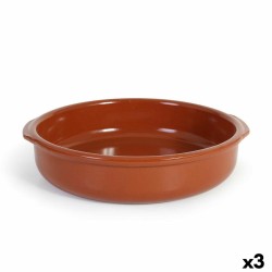 Teglia Azofra Argilla cotta 33 x 31,5 x 7,5 cm (3 Unità)