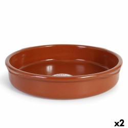 Teglia Azofra Argilla cotta 43 x 43 x 7,5 cm (2 Unità)