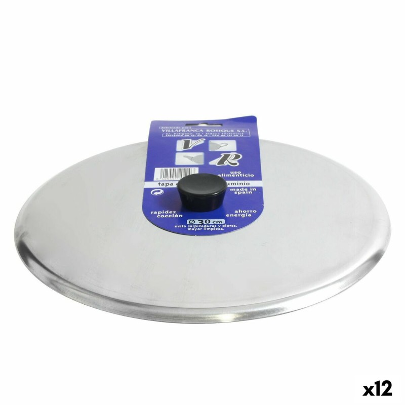 Coperchio per Padella VR Argentato Ø 30 cm Alluminio (12 Unità) Coperchio per Padella VR Argentato Ø 30 cm Alluminio (12 Unità)