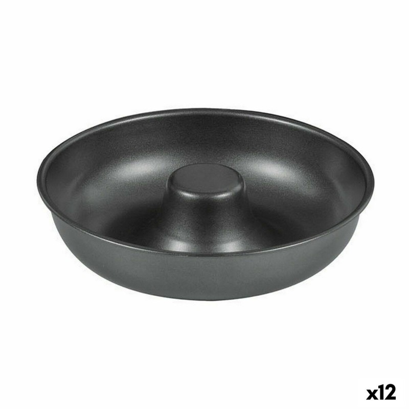Stampo da Forno Quttin Ciambelle Acciaio al carbonio Nero Ø 21 cm 21 x 5 cm (12 Unità) Stampo da Forno Quttin Ciambelle Acciaio al carbonio Nero Ø 21 cm 21 x 5 cm (12 Unità)
