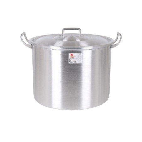 Pentola con Coperchio Alluminio 44 x 38 x 30 cm (2 Unità)