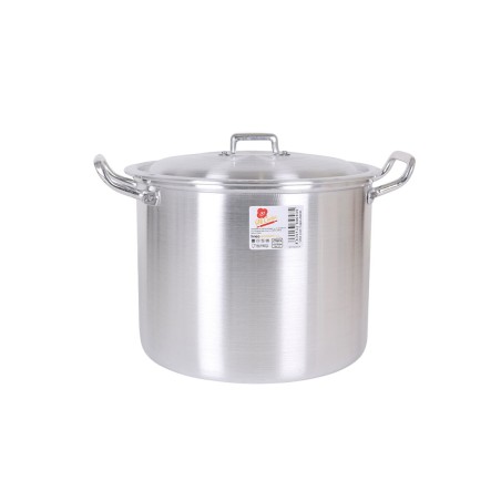 Pentola con Coperchio Alluminio 31,5 x 26 x 21 cm (8 Unità)