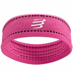 Fascia Sportiva per la Testa Compressport Thin On/Off Rosa Fuxia