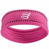 Fascia Sportiva per la Testa Compressport Thin On/Off Rosa Fuxia