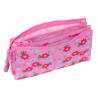 Portaoggetti Triplo Trolls Rosa 22 x 12 x 3 cm