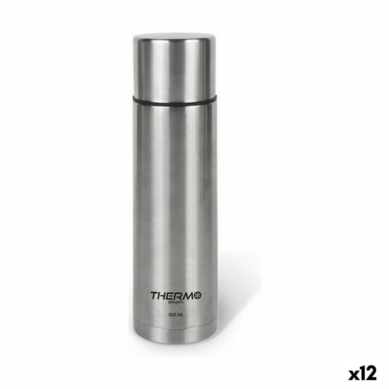 Thermos da Viaggio ThermoSport Acciaio inossidabile 500 ml (12 Unità) Thermos da Viaggio ThermoSport Acciaio inossidabile 500 ml (12 Unità)