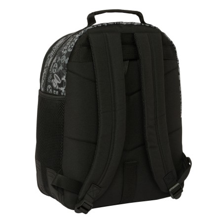 Zaino Scuola Paul Frank Join the fun Nero 32 x 42 x 15 cm