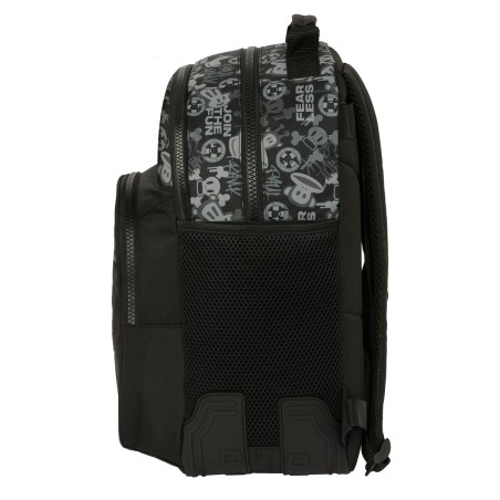 Zaino Scuola Paul Frank Join the fun Nero 32 x 42 x 15 cm