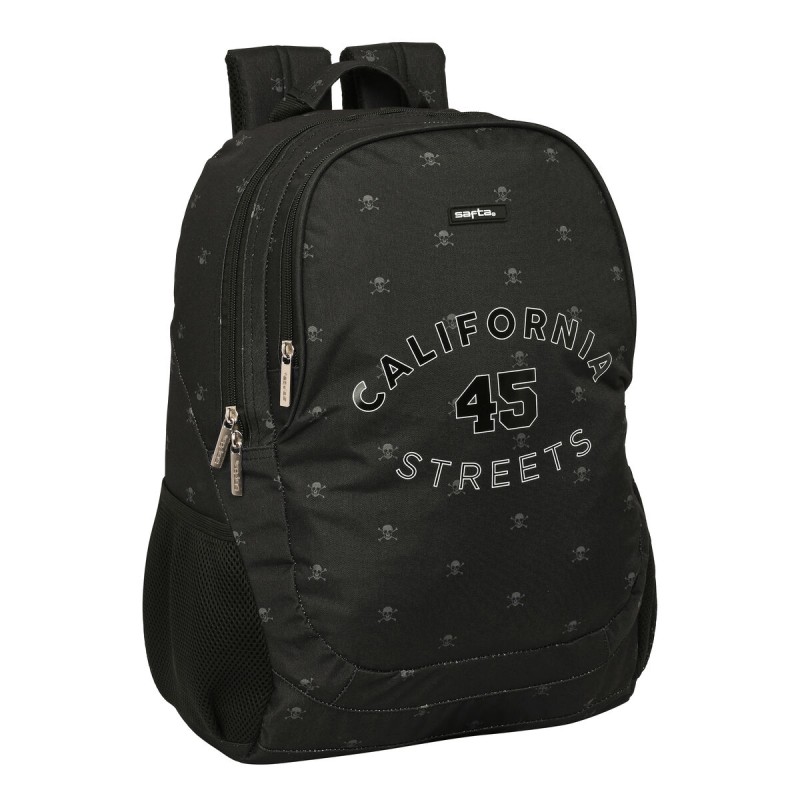 Zaino Scuola Safta California Nero 32 x 44 x 16 cm Zaino Scuola Safta California Nero 32 x 44 x 16 cm