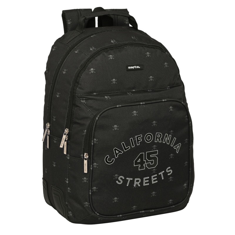Zaino Scuola Safta California Nero 32 x 42 x 15 cm Zaino Scuola Safta California Nero 32 x 42 x 15 cm