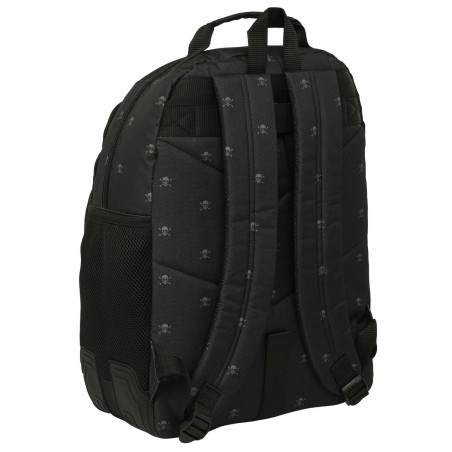 Zaino Scuola Safta California Nero 32 x 42 x 15 cm