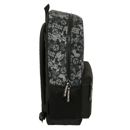 Zaino Scuola Paul Frank Join the fun Nero 30 x 46 x 14 cm