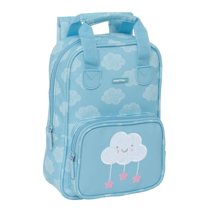 Zaino per Bambini Safta Nuvole Azzurro 20 x 28 x 8 cm Zaino per Bambini Safta Nuvole Azzurro 20 x 28 x 8 cm