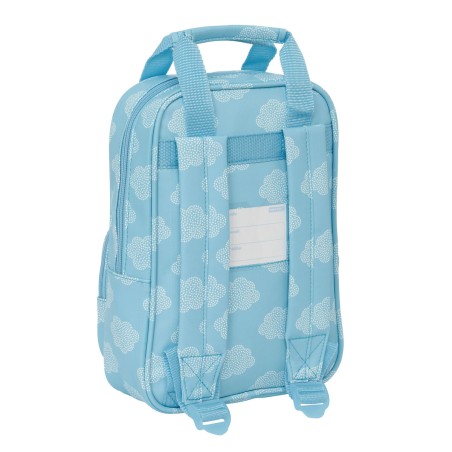 Zaino per Bambini Safta Nuvole Azzurro 20 x 28 x 8 cm