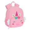 Zaino per Bambini Safta Unicorno Rosa 20 x 25 x 9 cm
