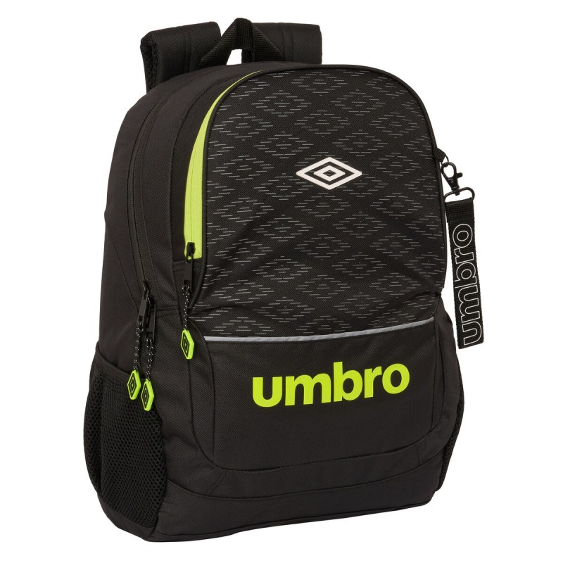 Zaino Scuola Umbro Lima Nero 32 x 44 x 16 cm Zaino Scuola Umbro Lima Nero 32 x 44 x 16 cm