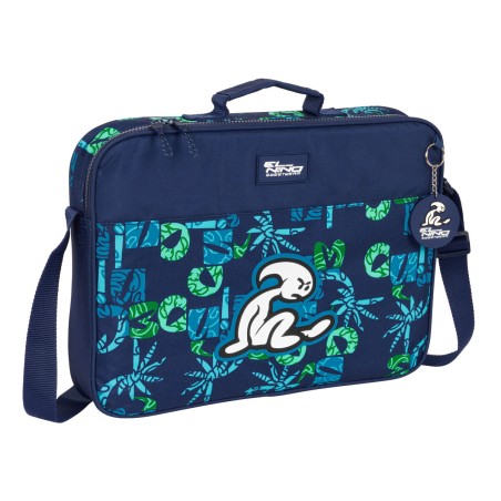 Borsa per la scuola El Niño Glassy Blu Marino 38 x 28 x 6 cm