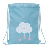 Zainetto con Cordini Safta Nube Azzurro 26 x 34 x 1 cm