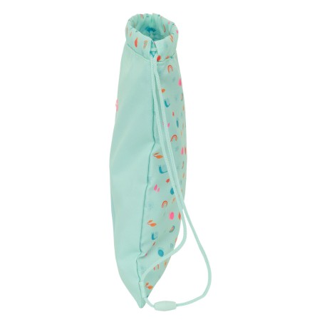 Zainetto con Cordini Safta Caracol Turchese 26 x 34 x 1 cm