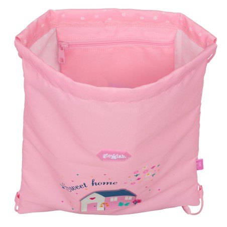 Zainetto con Cordini Glow Lab Sweet home Rosa 26 x 34 x 1 cm