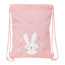 Zainetto con Cordini Safta Bunny Rosa 26 x 34 x 1 cm