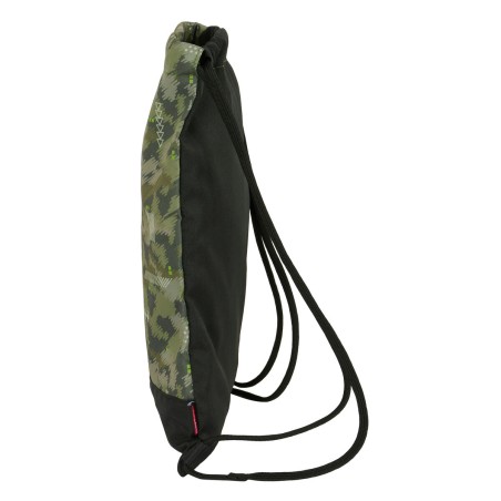 Zainetto con Cordini Kelme Travel Nero Verde 35 x 40 x 1 cm