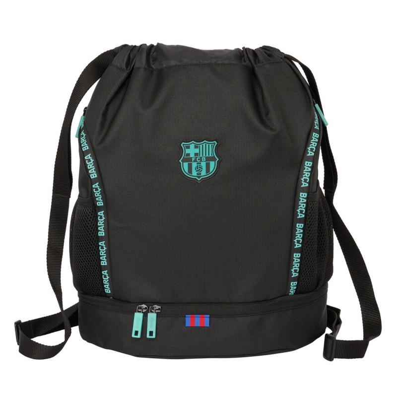 Zaino a Sacca per Bambini F.C. Barcelona Nero 35 x 40 x 1 cm Zaino a Sacca per Bambini F.C. Barcelona Nero 35 x 40 x 1 cm