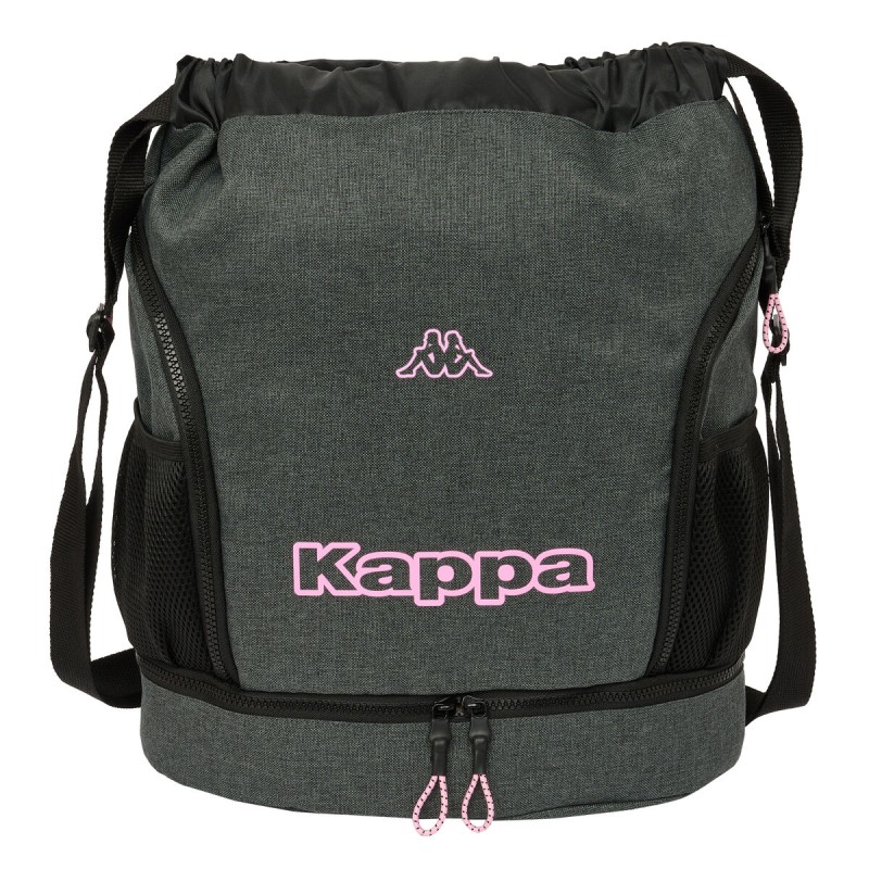 Zaino a Sacca per Bambini Kappa Silver pink Grigio 35 x 40 x 1 cm Zaino a Sacca per Bambini Kappa Silver pink Grigio 35 x 40 x 1 cm