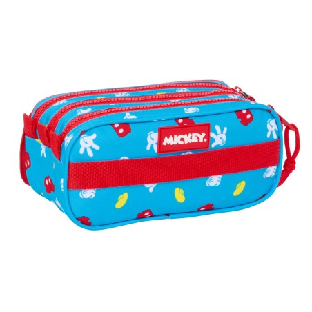 Portaoggetti Doppio Mickey Mouse Clubhouse Fantastic Azzurro Rosso 21,5 x 10 x 8 cm
